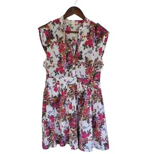 Faith 21 Floral Cotton Midi Dress